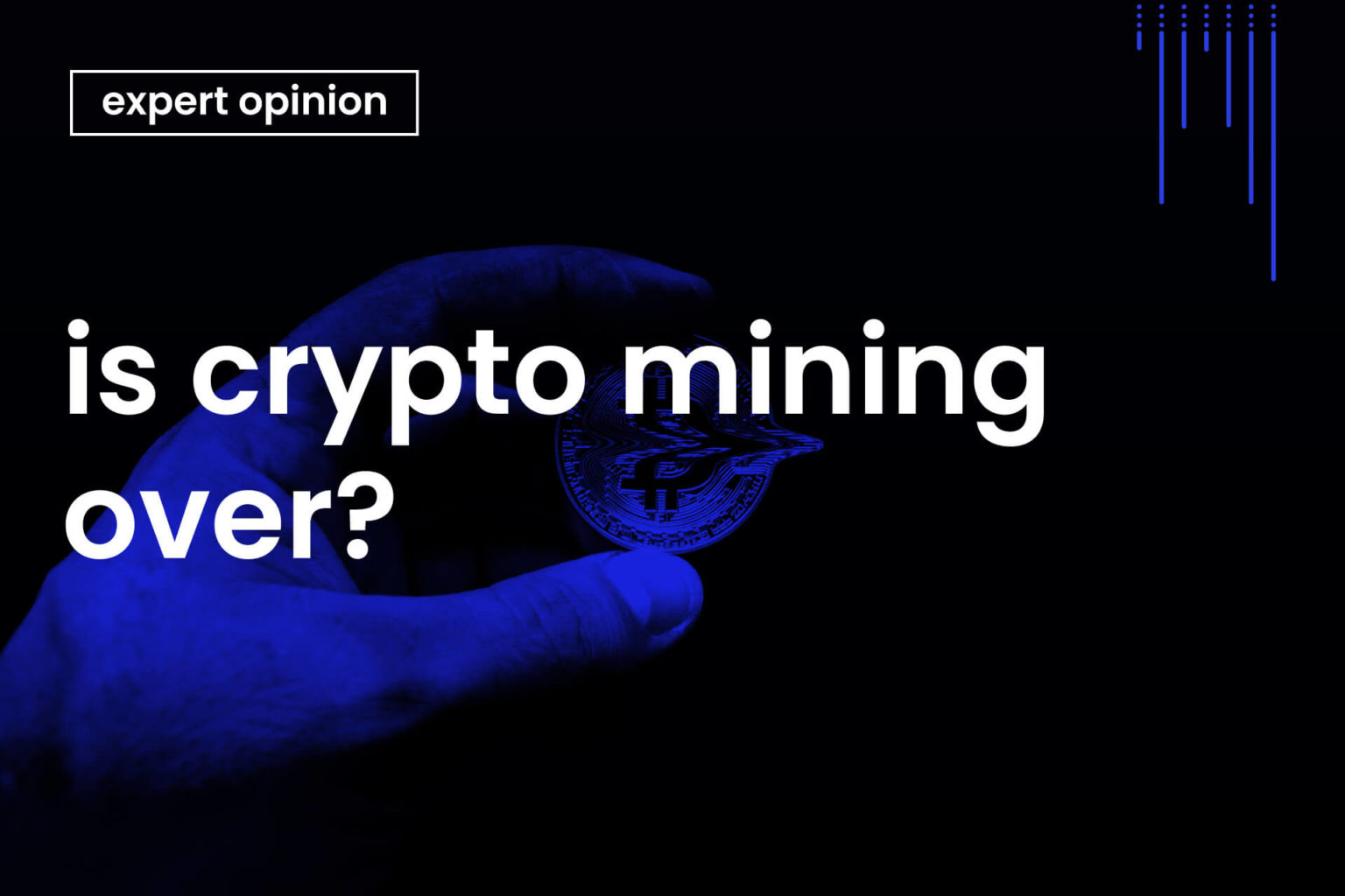 is crypto mining over