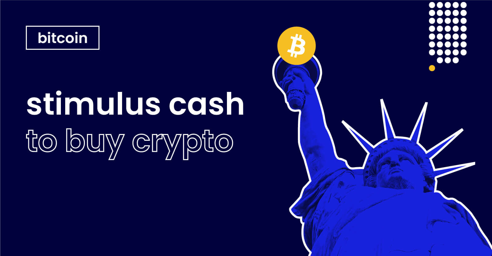 buy bitcoin with stimulus check