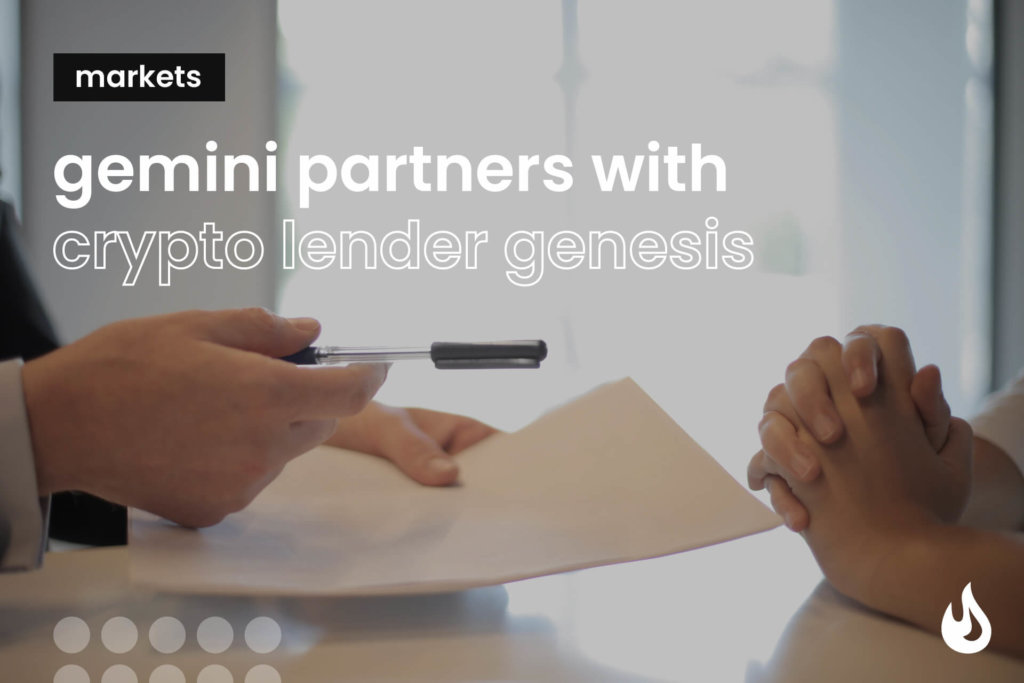 Gemini Partners with Genesis to Launch Bitcoin Interest-Earning Program