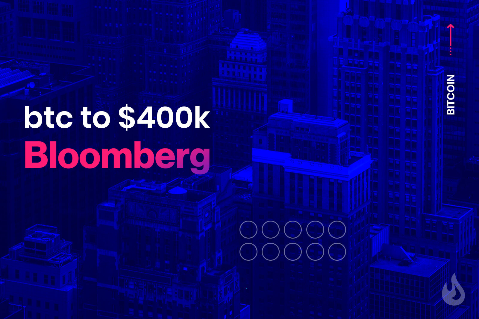 Bloomberg Publishes Bitcoin Raise To $400k
