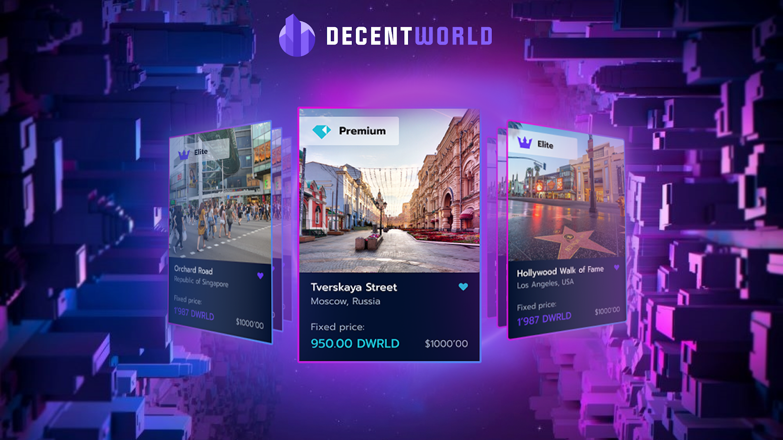 DecentWorld: Imóveis digitais envolvidos em jogos de jogar para ganhar — Dmb Tecnologia