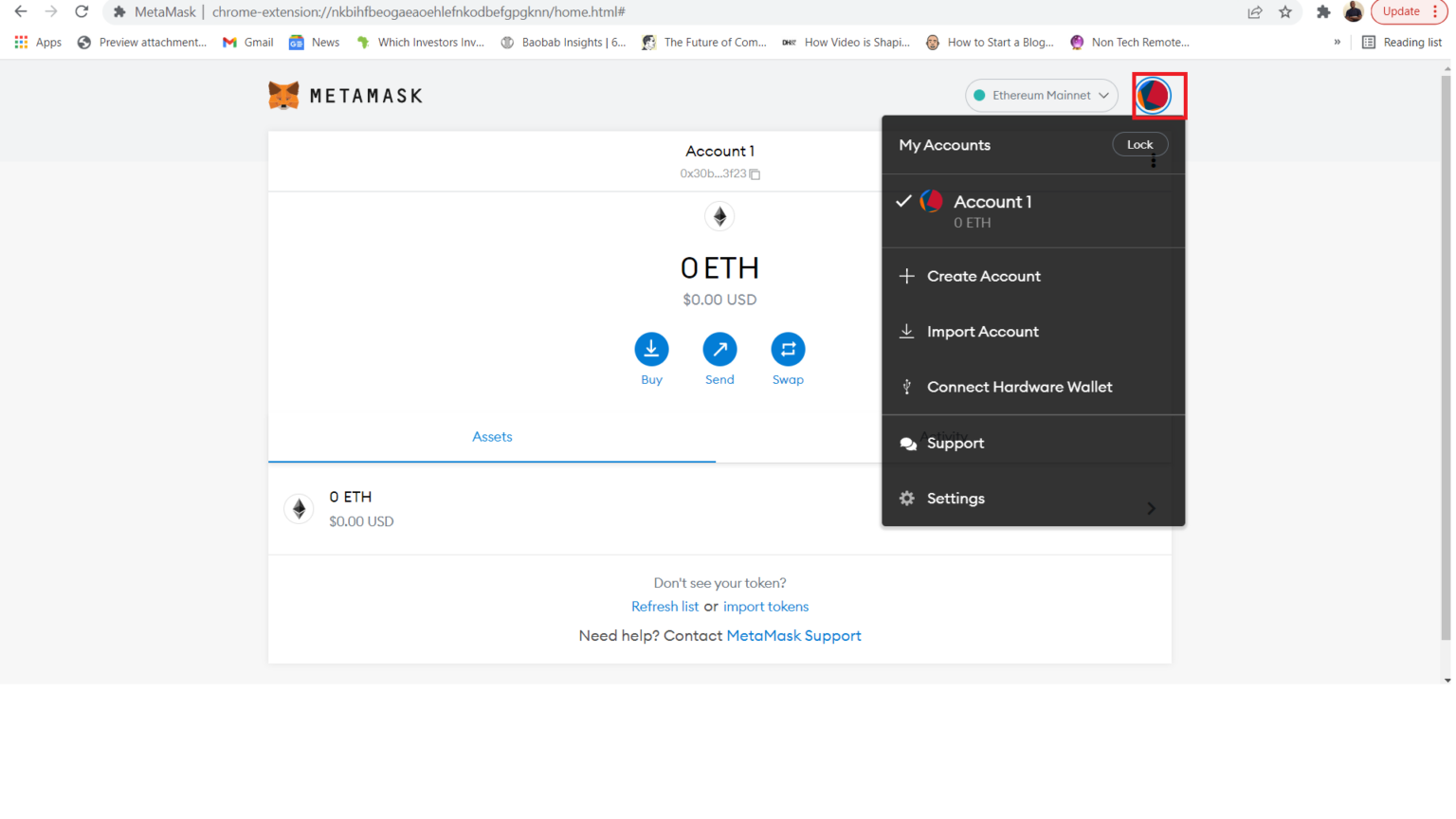 on which port does metamask run