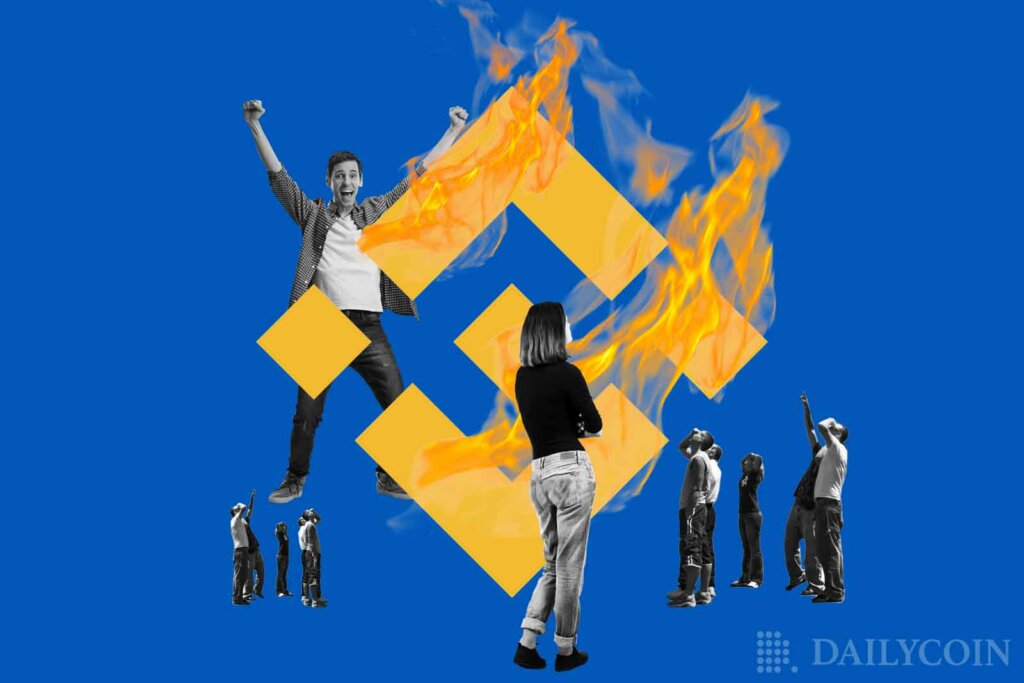 Binance Sets Fire to $444M Worth of BNB in Quarterly Burning Event