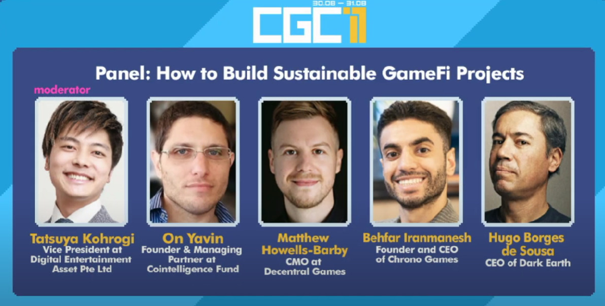 CGC11 panel on gamefi projects
