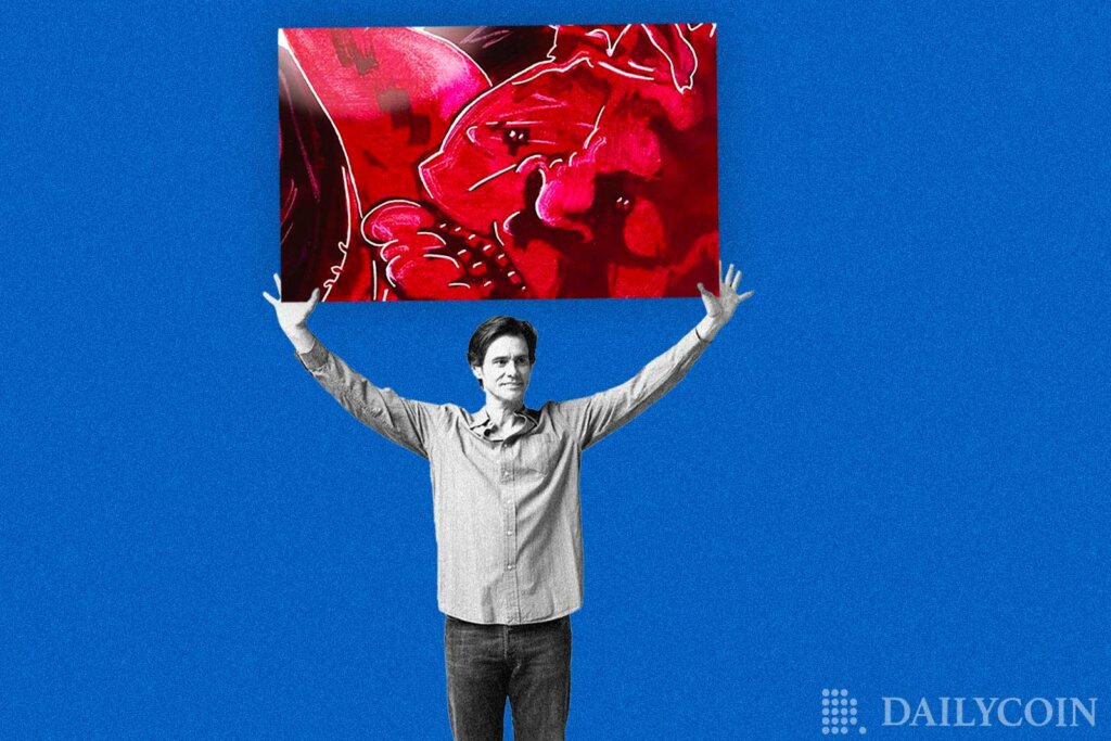 Jim Carrey is Bidding His Second NFT Painting