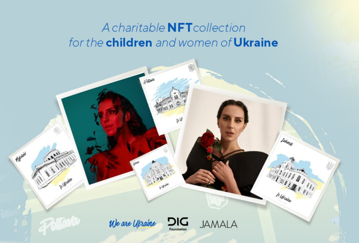 Ukraine NFT Jamala woman