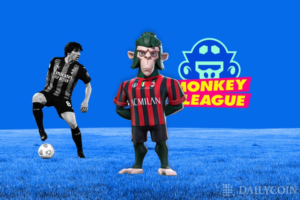 AC Milan Kicks Off NFT Soccer Game With MonkeyLeague