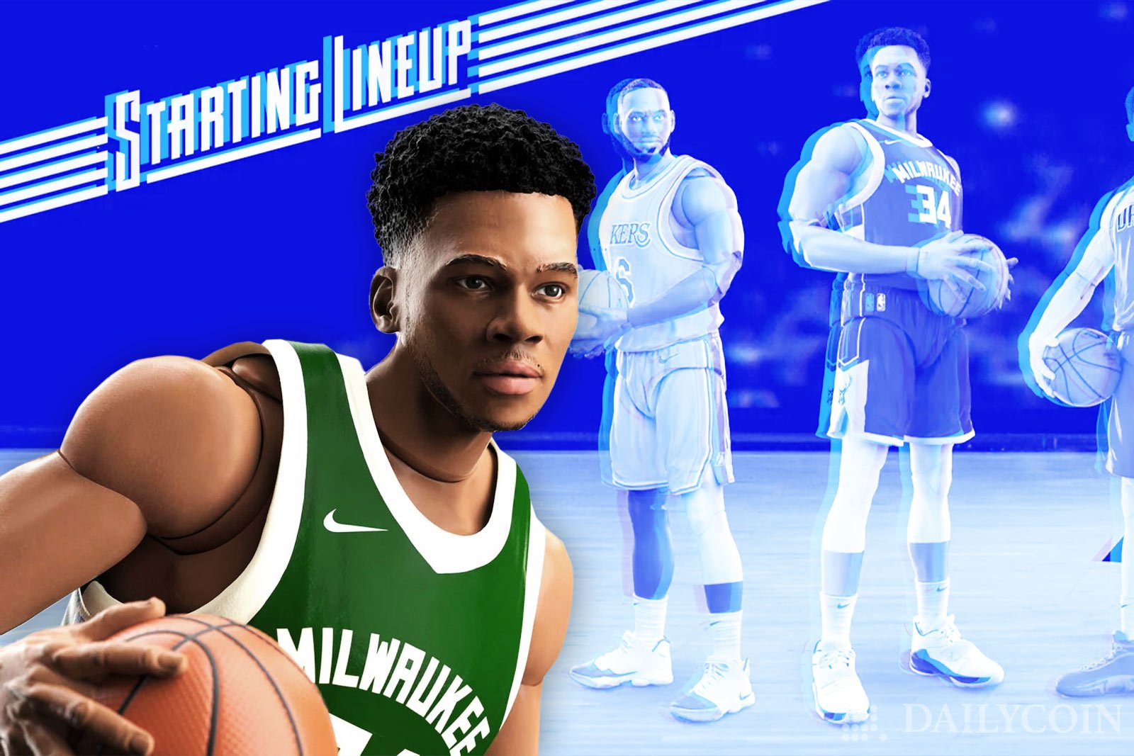 Hasbro Starting Lineup Drops NBA Aciton Figures With NFT Trading Cards