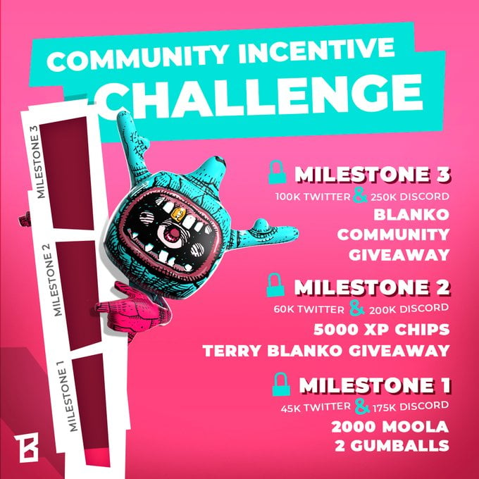 blankos block party community incentive challenge
