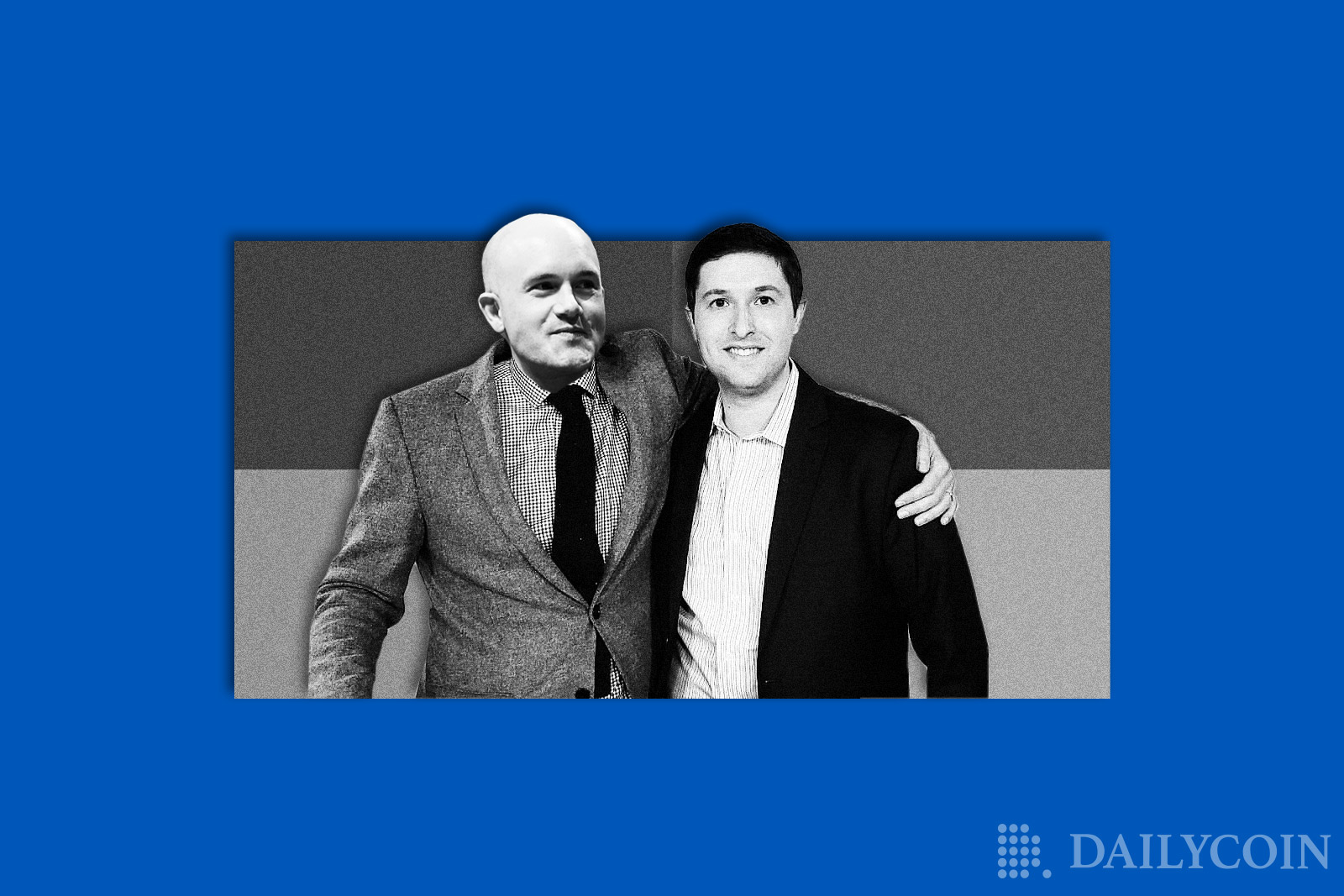 Coinbase brian-amstrong grayscale Michael-Sonnenshein hugging support