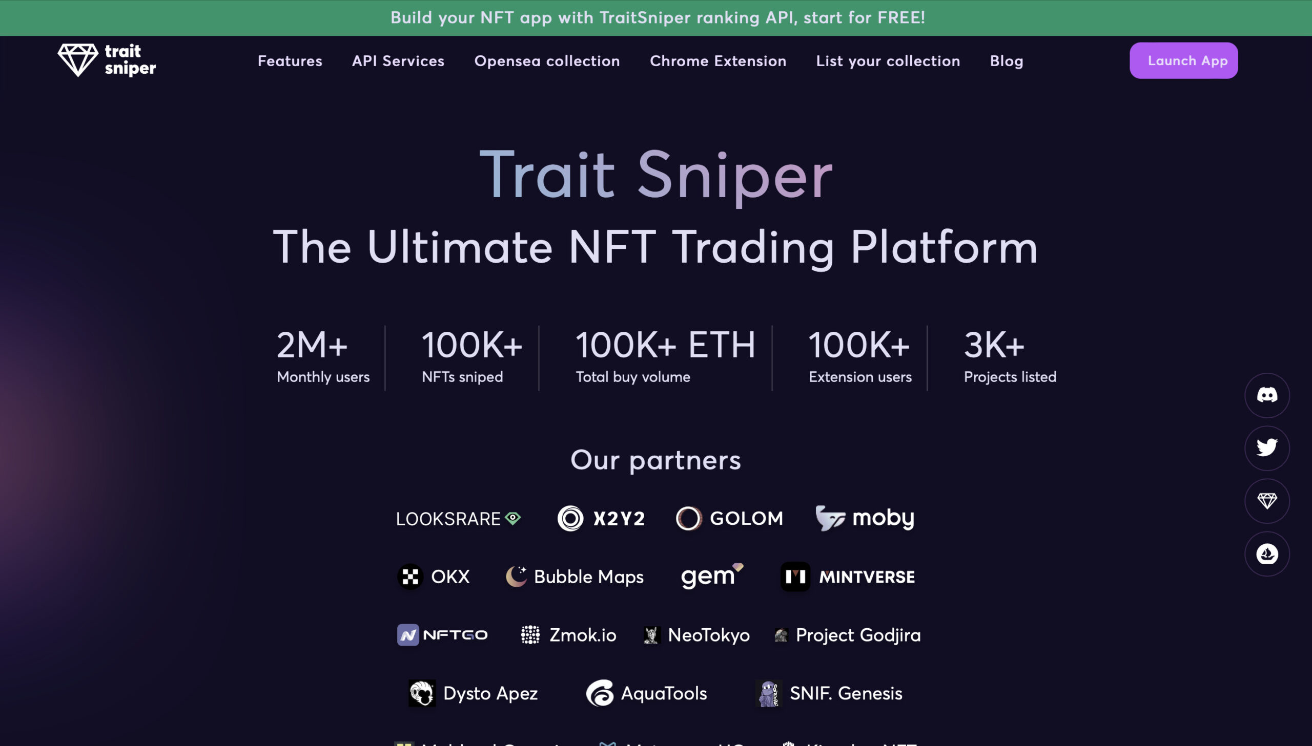 Trait Sniper Homepage | Dailycoin.com