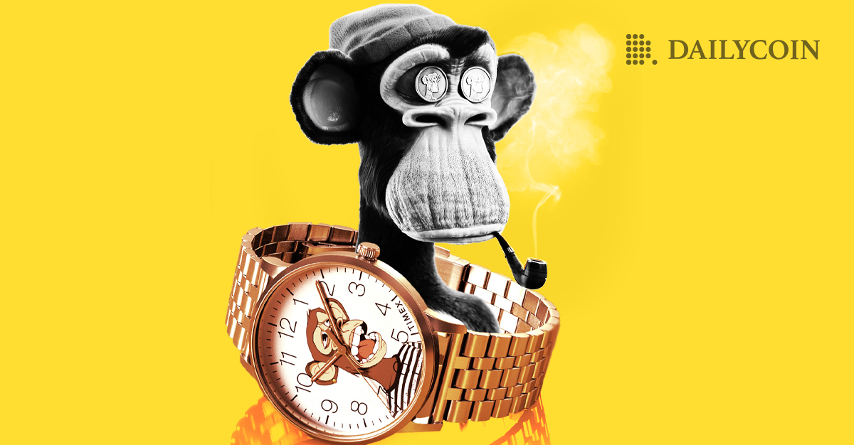 Bored Apes Team Up with Luxury Watchmaker TIMEX to Create 500