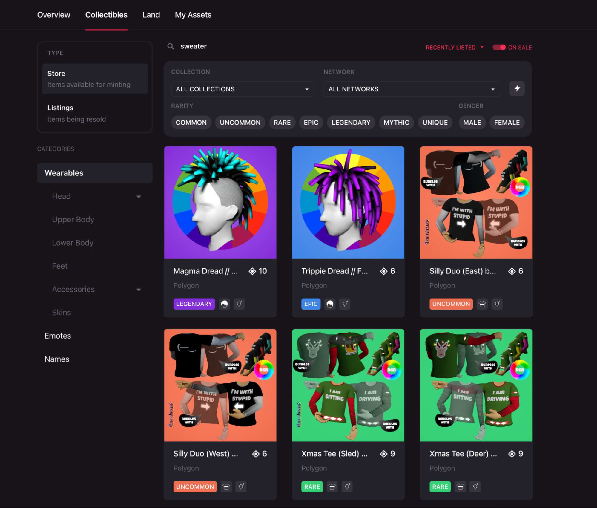 Decentraland Marketplace