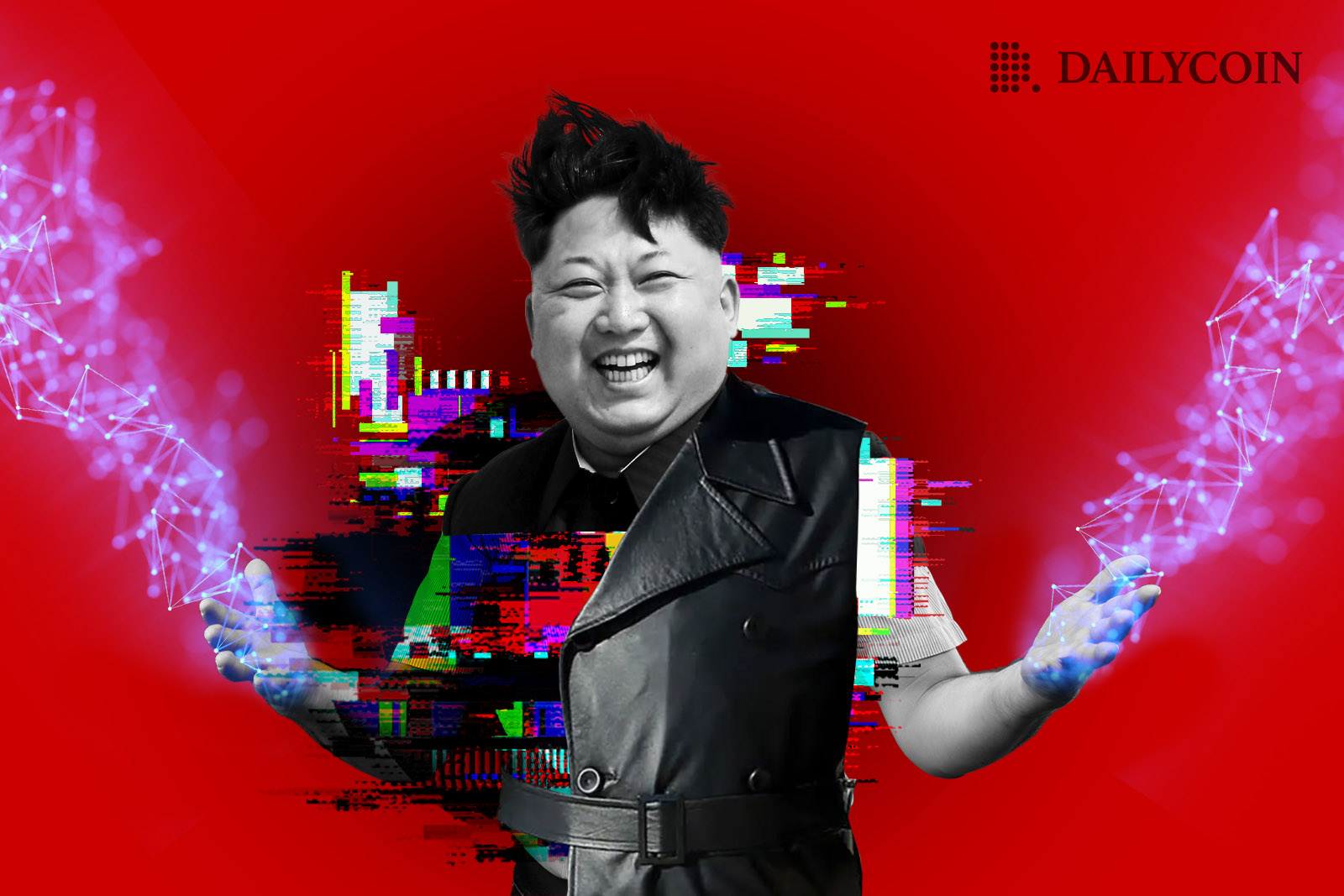 Lazarus Group Kim Jong-un glitching and laughing.