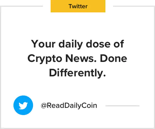 Dailycoin Twitter @ReadDailyCoin
