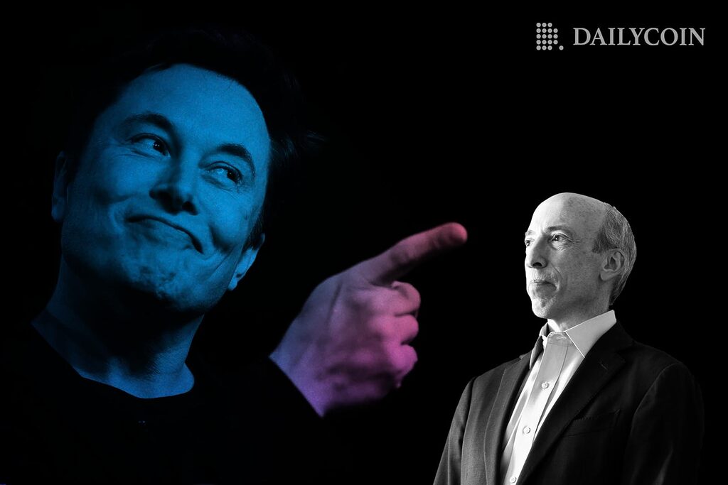 Elon Musk points the finger at Gary Gensler for losing the case.