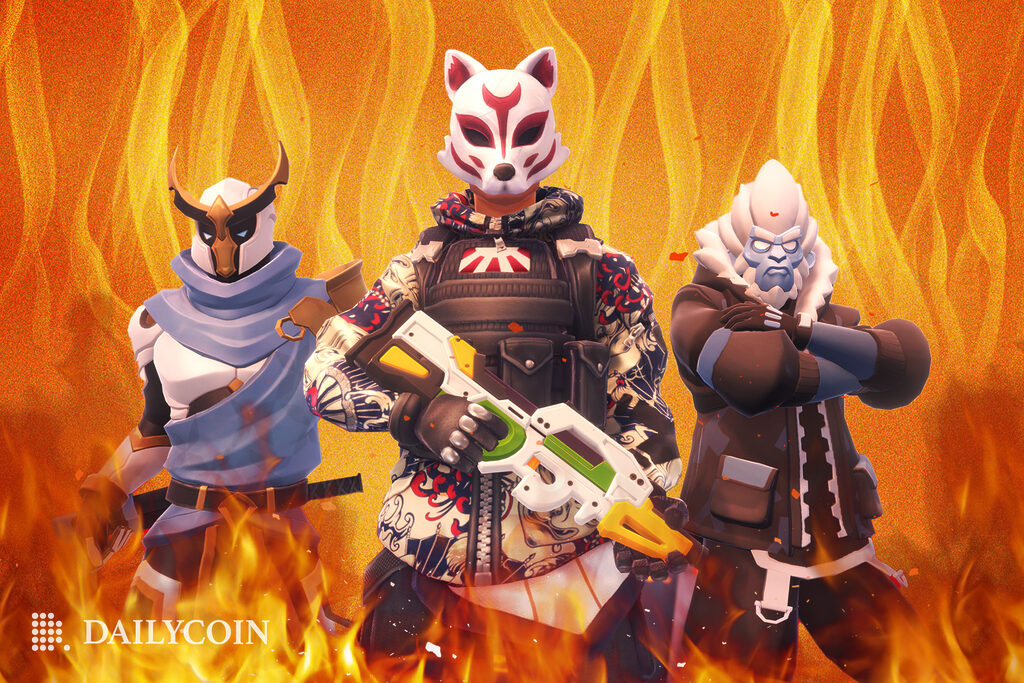 Burning Premium Hero Shards from Mini Royale Samurai Drop for Burn Points