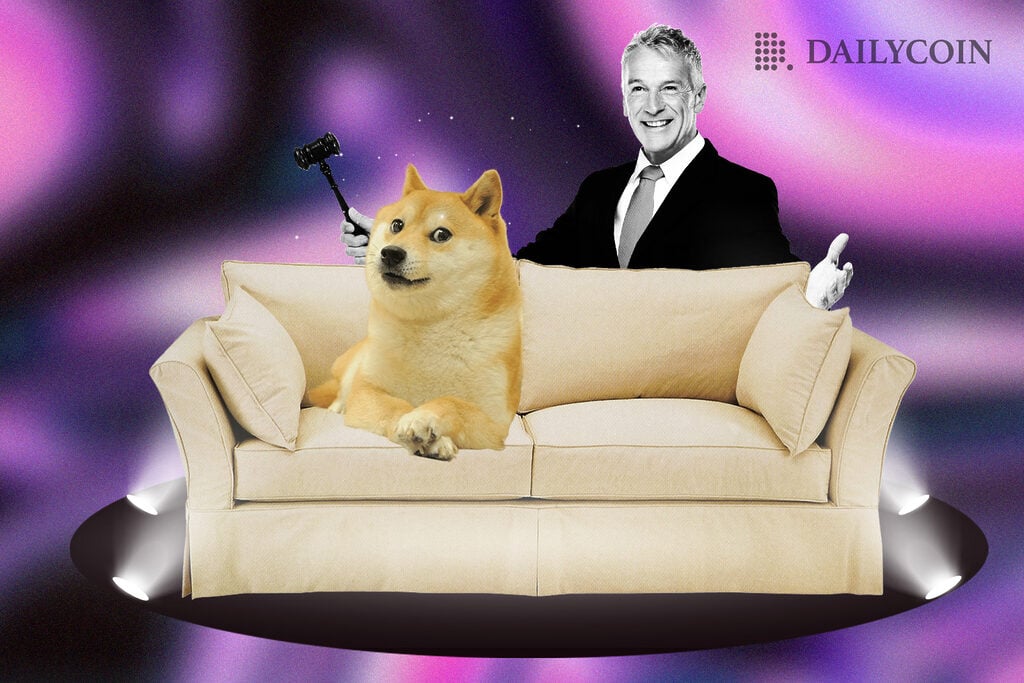 SHIB and DOGE Meme Couch to Be Auctioned as Physical NFT