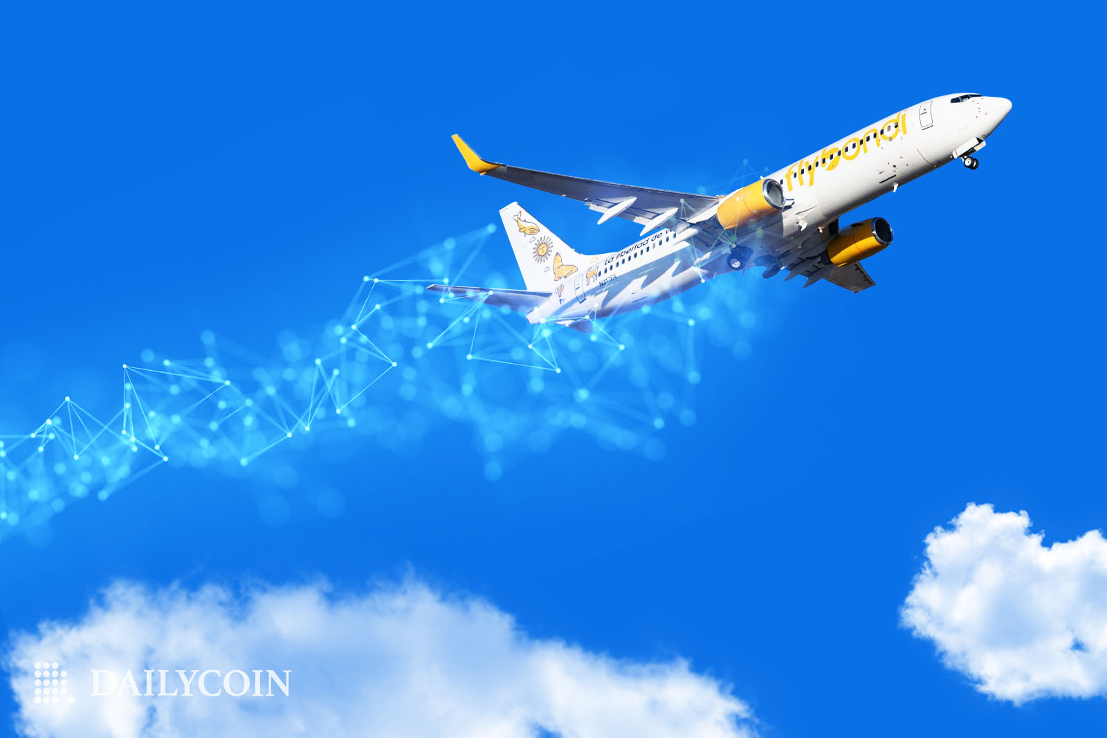 Flybondi airlines with NFT flight tickets.