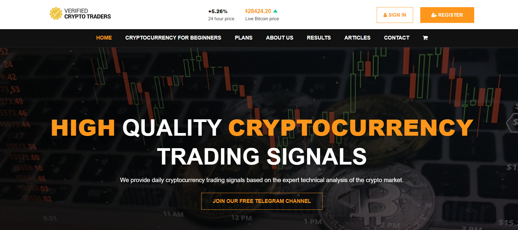 Verified Crypto Traders Website