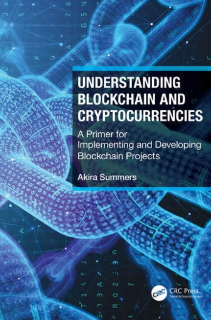 Cover of "Understanding Blockchain and Cryptocurrencies" book. 