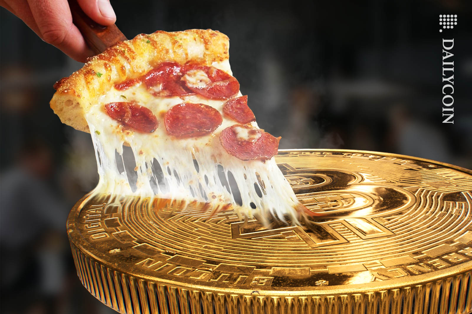 pizza with bitcoin