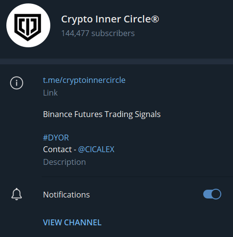 Crypto inner circle Telegram.