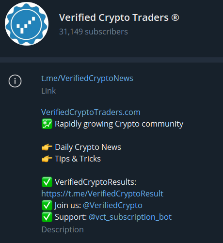 Verified crypto traders signals.
