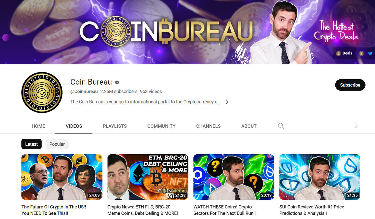 Coin Bureau Youtube Channel.