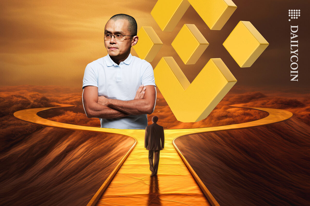 Man does not know which direction to take, how to get around Binance and CZ.