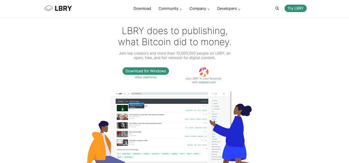 LBRY website.