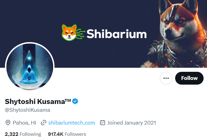 Shytoshi Kusama Twitter account.