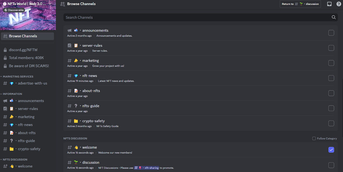 NFT Discord Servers & Groups: List of the Best 10 NFT Discord