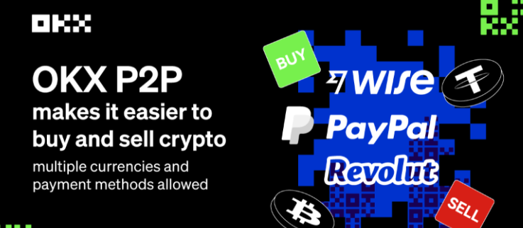 OKX accepts PayPal. 