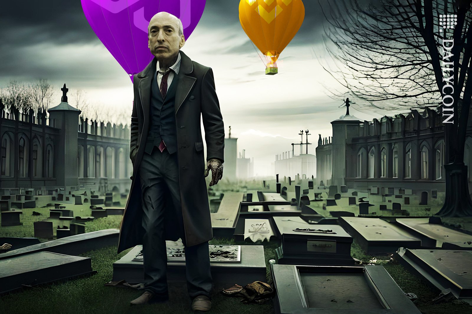 Gary Gensler managing the crypto graveyard whilst BNB and Polygon (matic) are up in the air balloon.