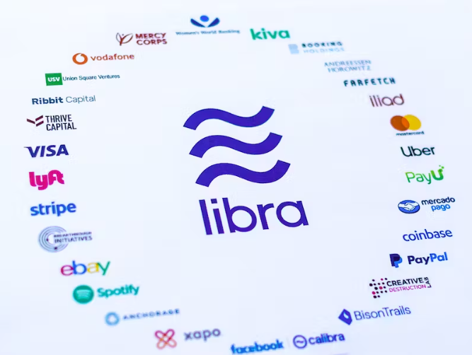 Libra logo and supporting partners.