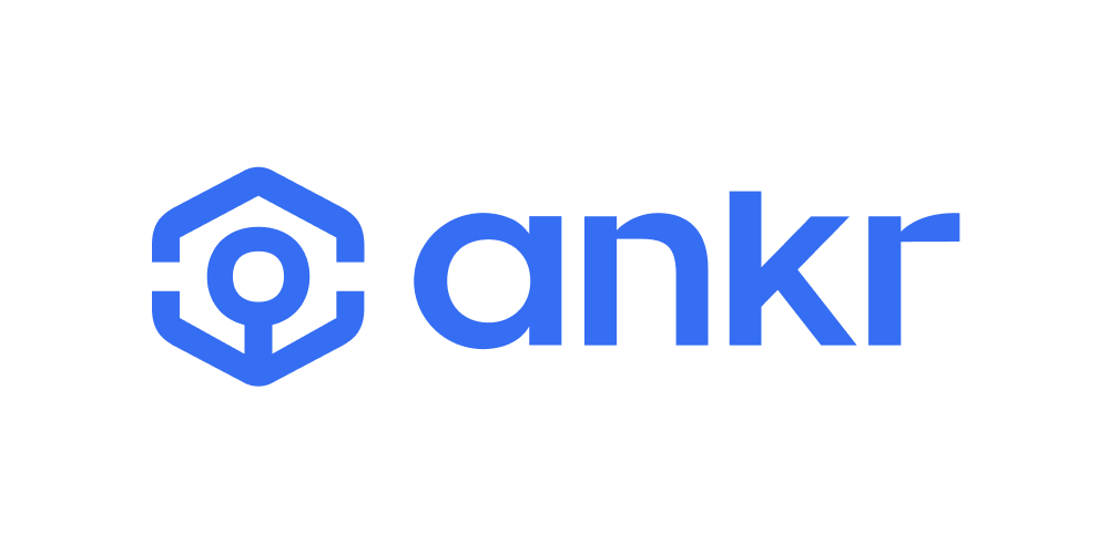 Ankr coin logo.