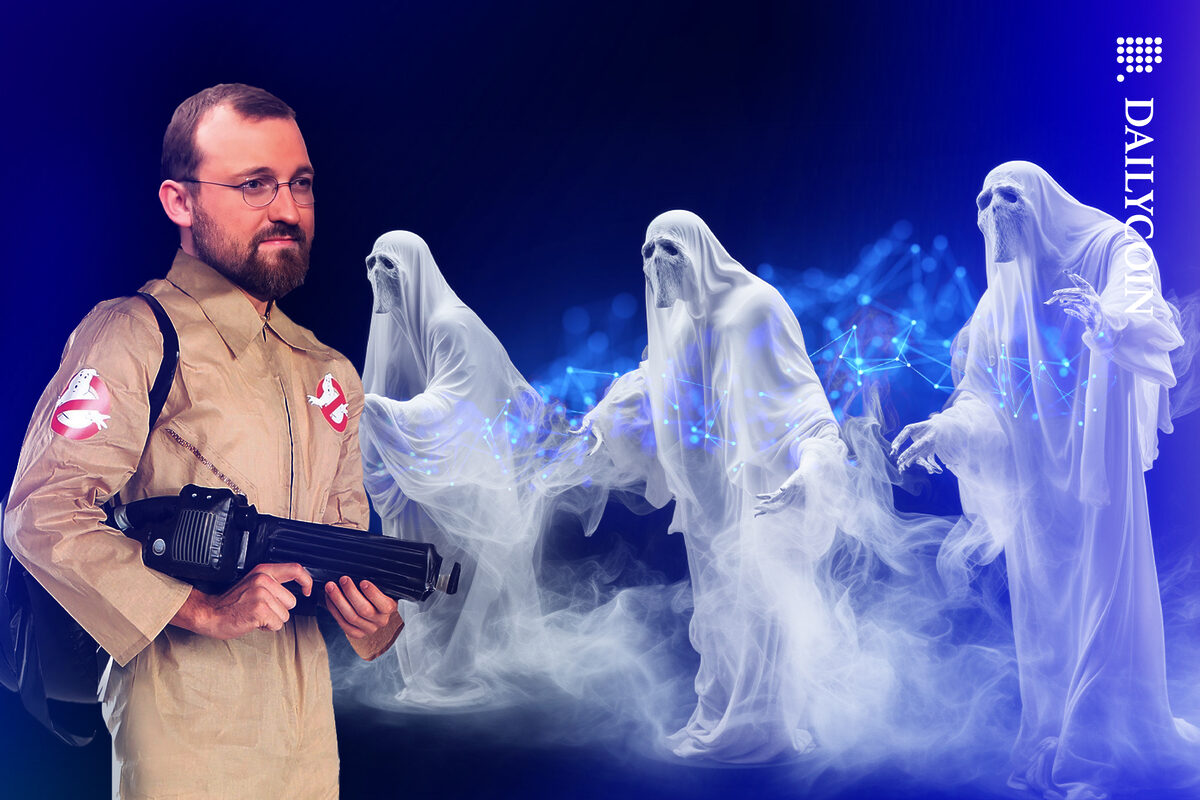 Charles Hoskinson being a DEFI ghostbuster.