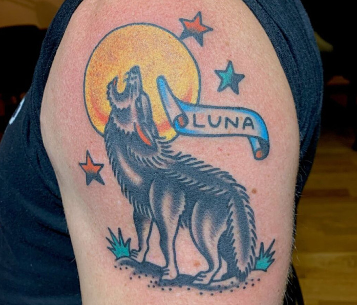 Luna tattoo.