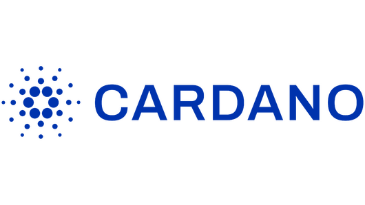 Cardano coin logo.