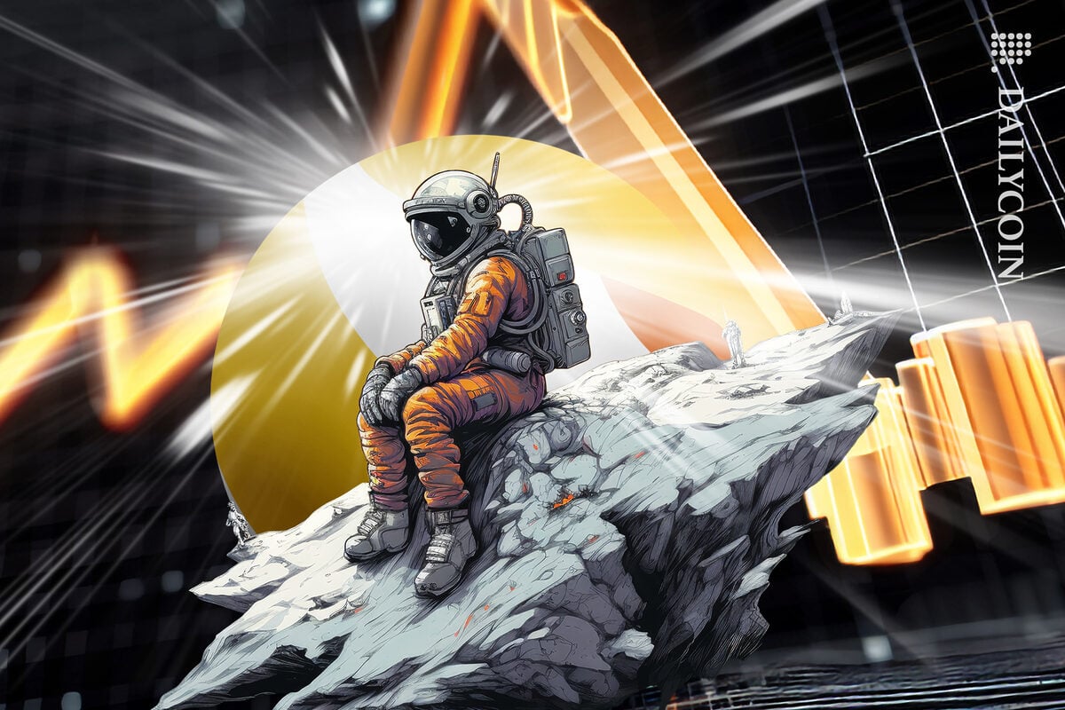 LUNC is crashing into the chart with a spaceman.