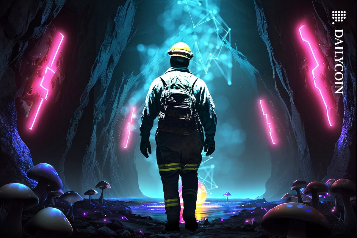 Miner found a secret magic cave with DEFI.