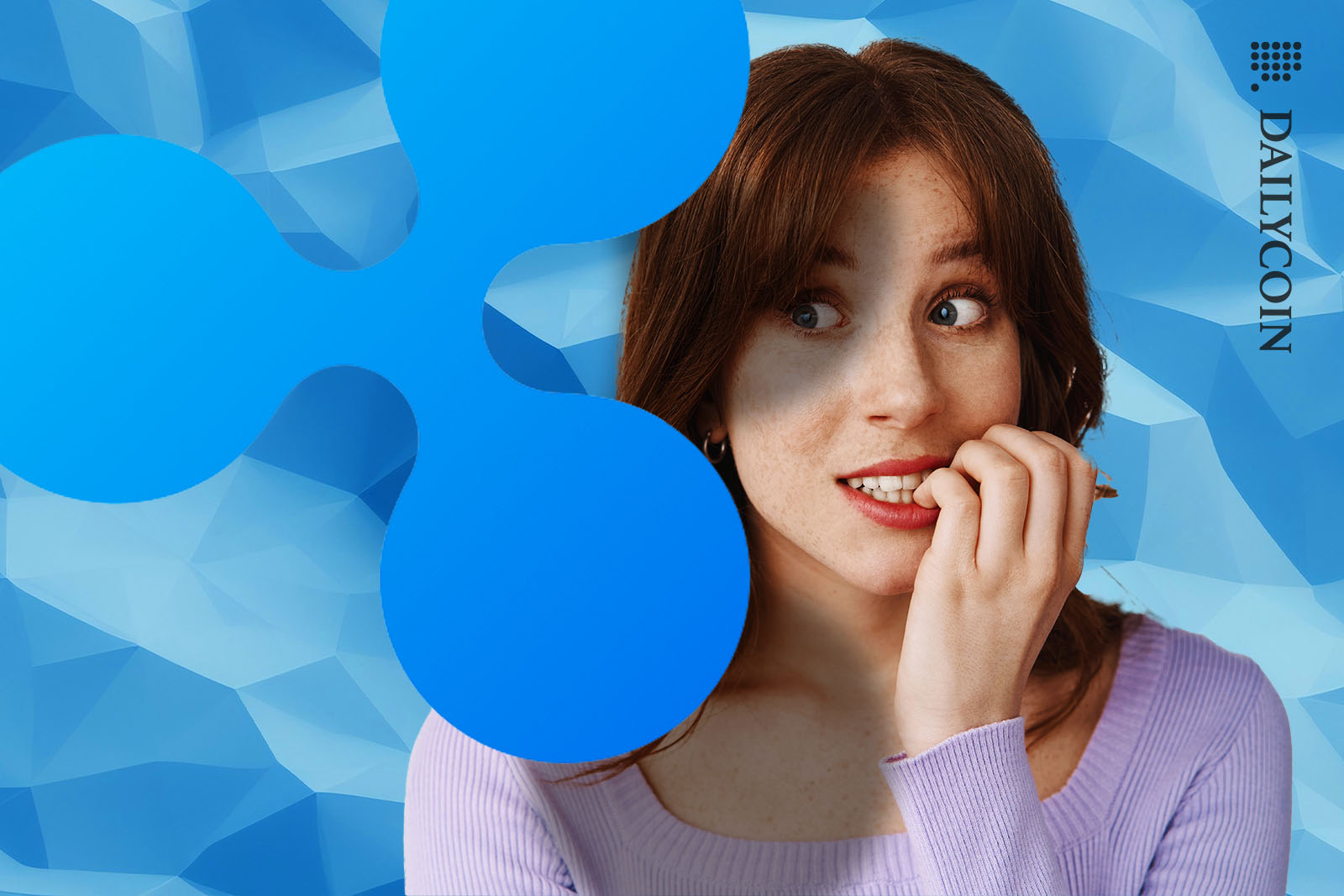 Woman excited about Ripple news.