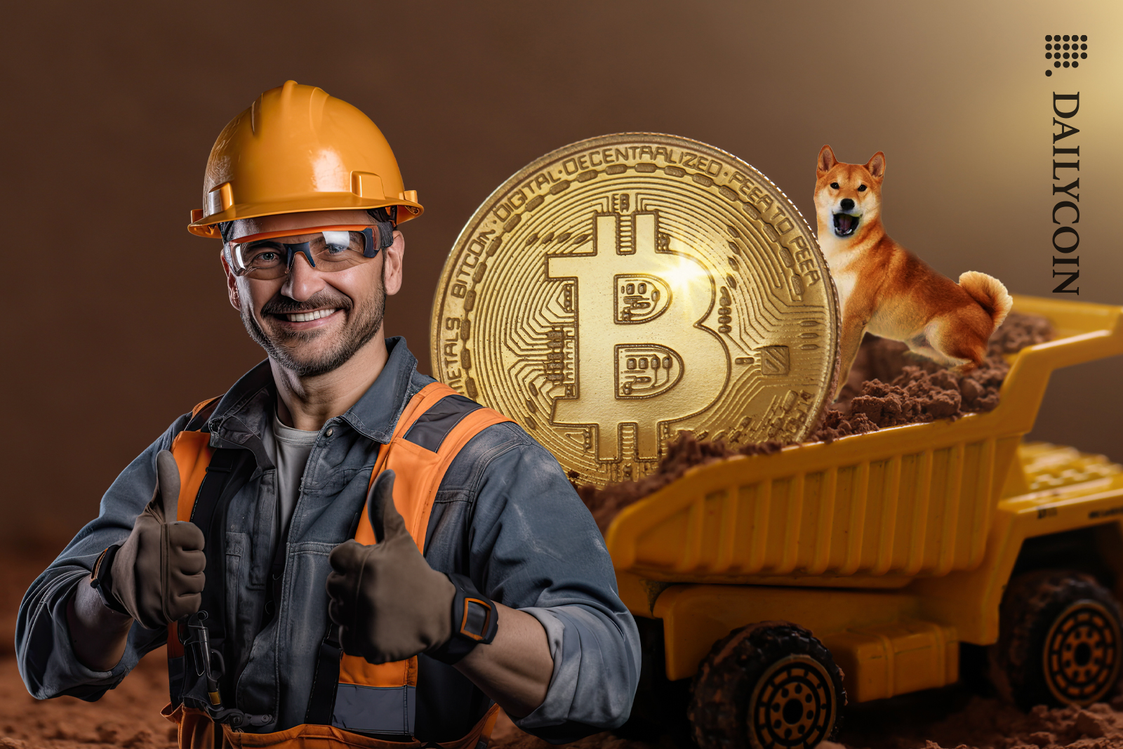 Miner is happy to give away his Shiba for the Bticoin.