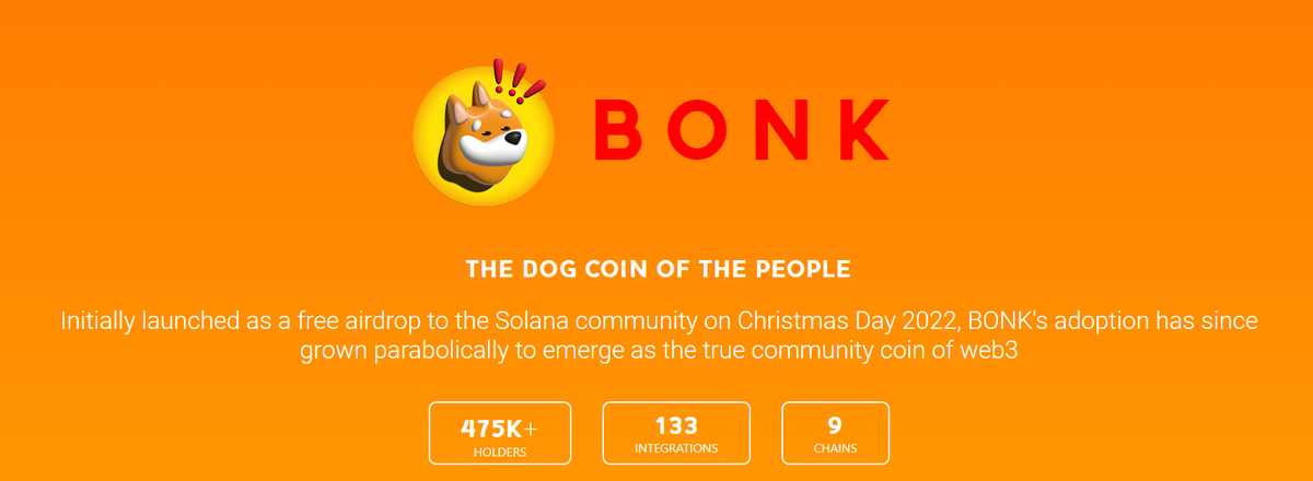 Bonk webpage.