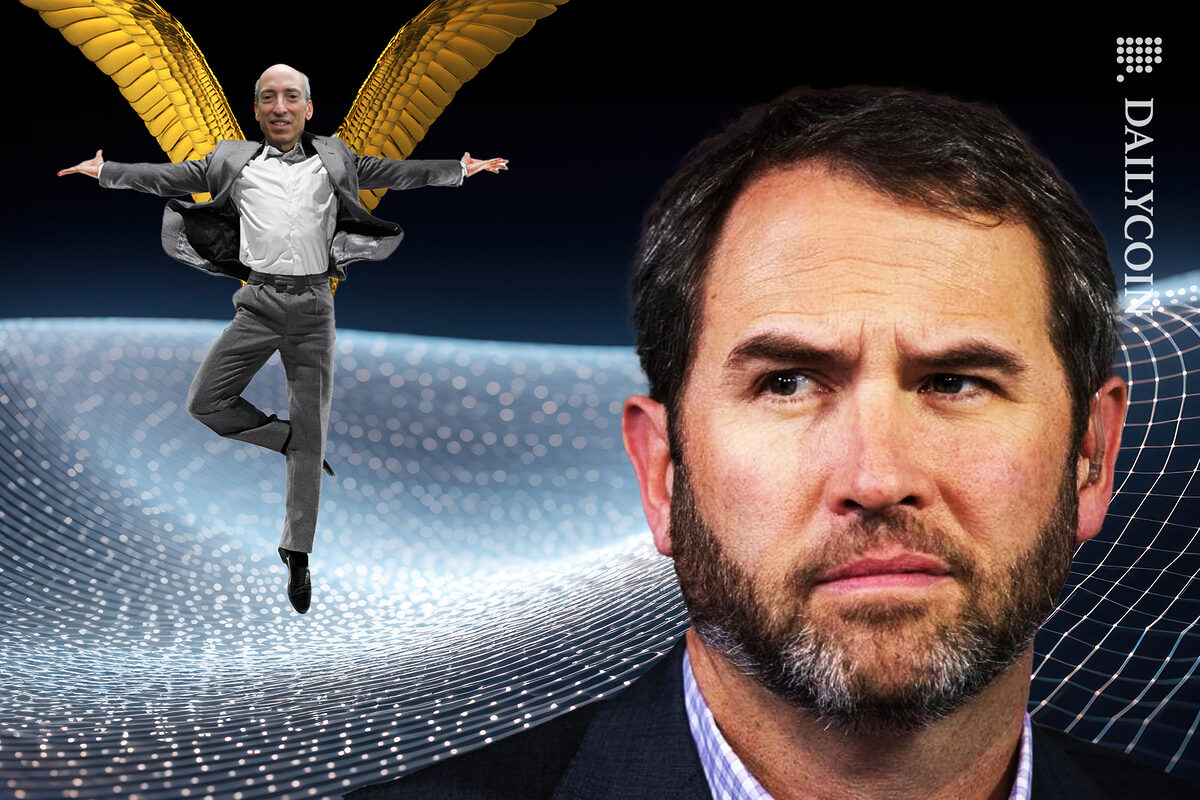 Gary Gensler keeps flying over with his eagle wings on Brad Garlinghouse case, Brad is not impressed.