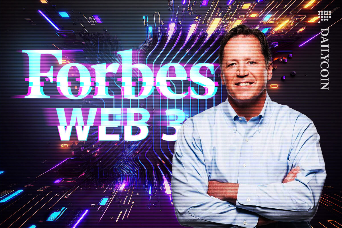 CEO of Forbes Mike Federle introducing Forbes WEB 3.