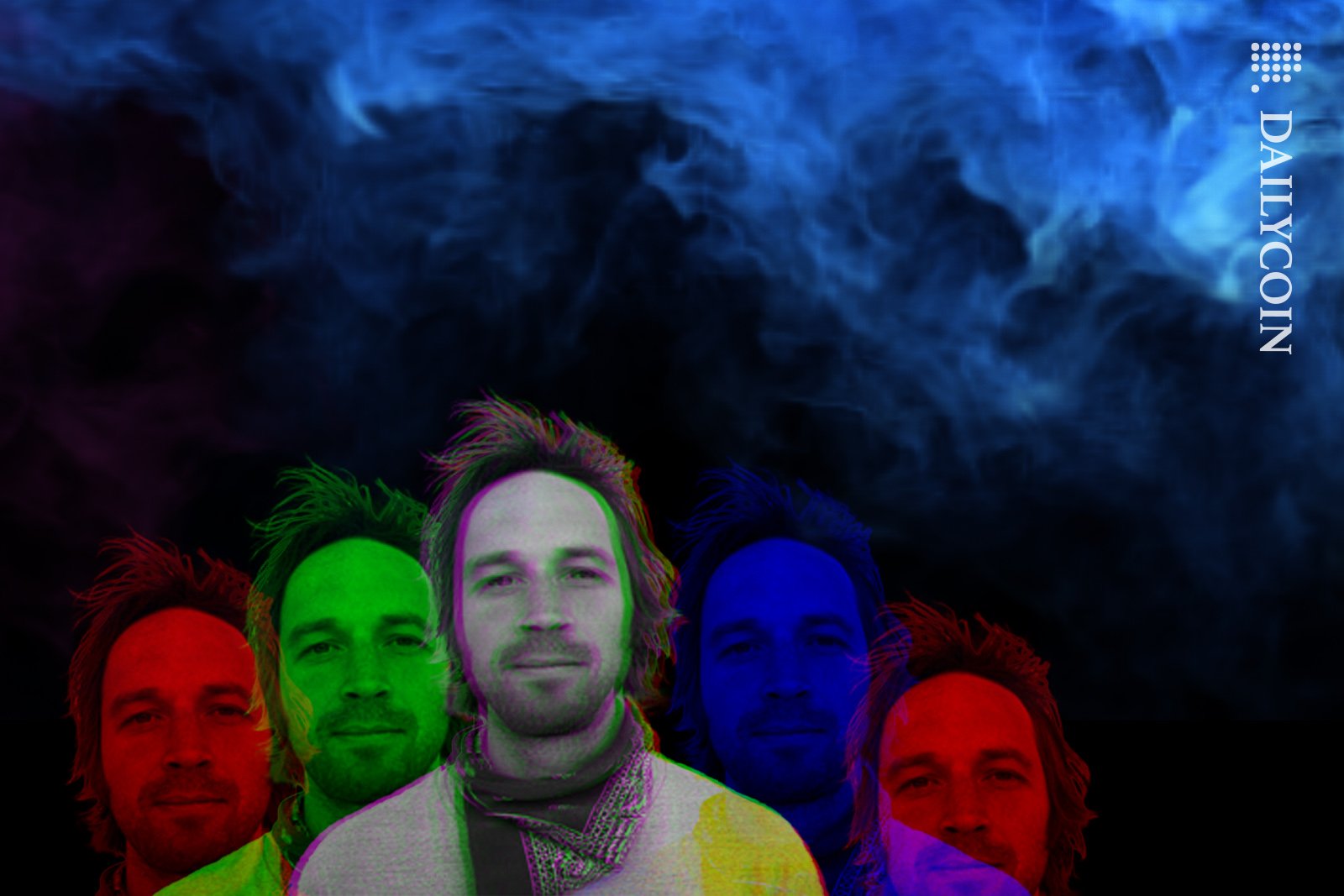 Ryan Fugger in an RGB split and myterious blue smoke.