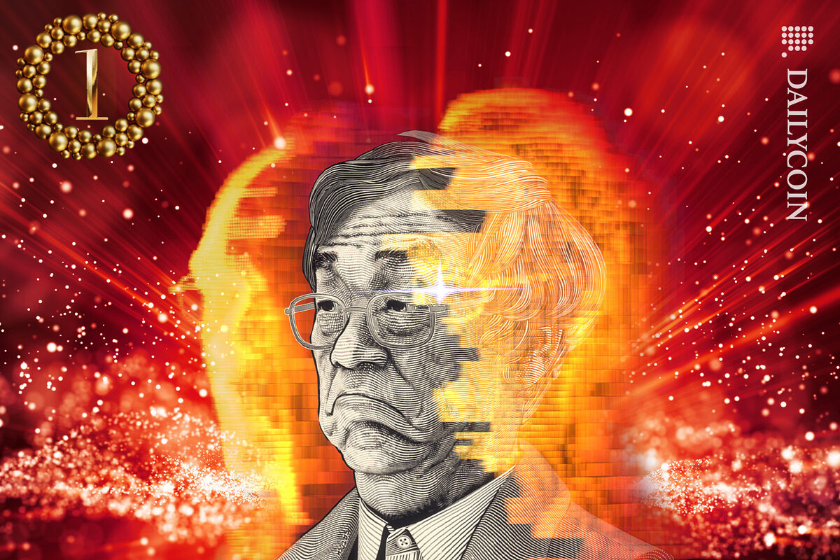 Satoshi Nakamoto looking magical.