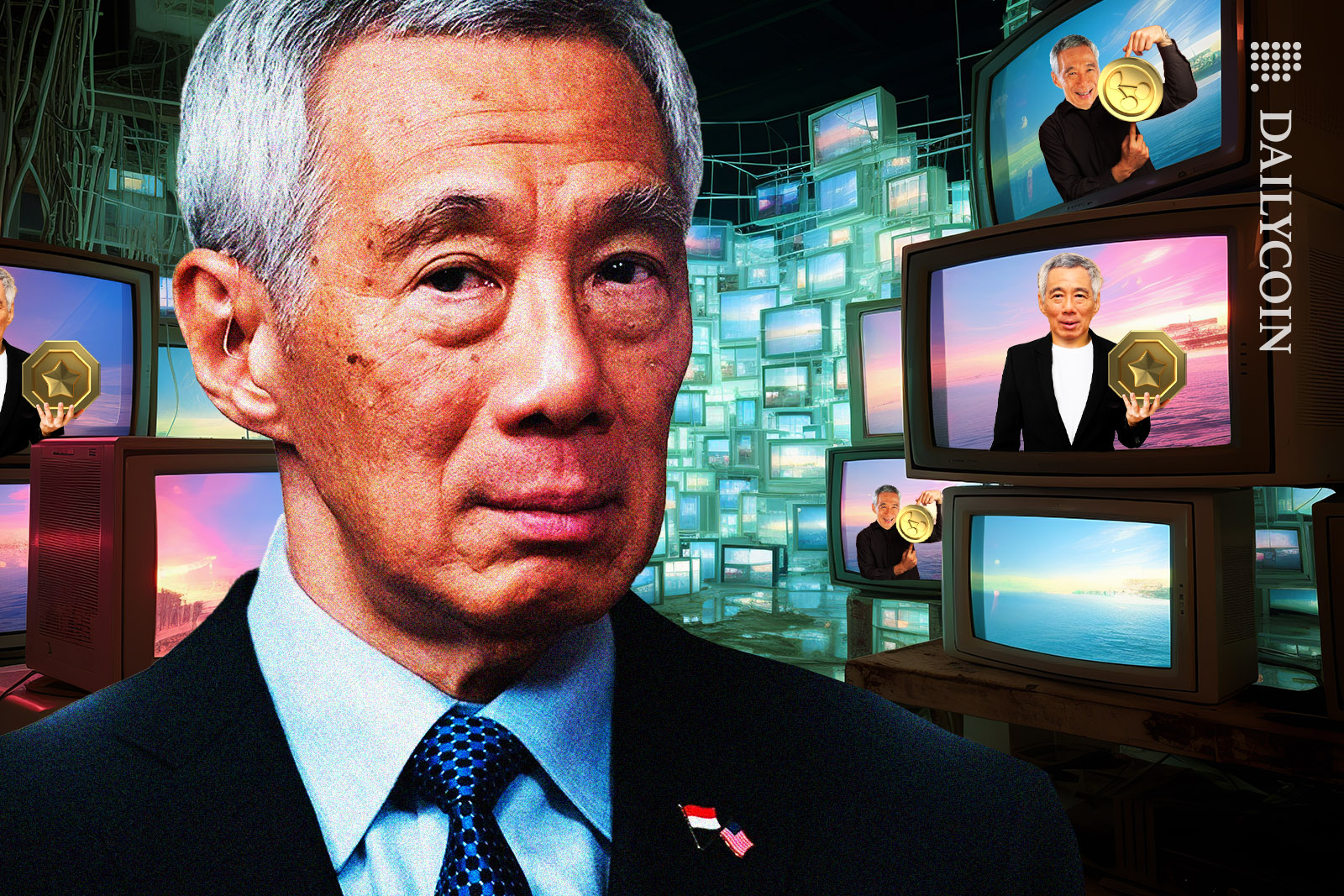 Singapore Prime Minister Lee Hsien Loong not impressed with the fake crypto promos of him.
